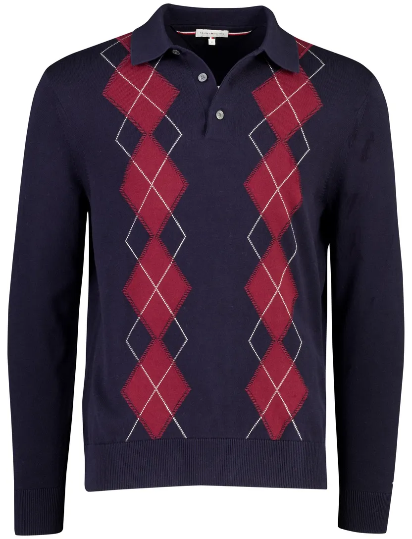 Poloshirt Tommy Hilfiger donkerblau