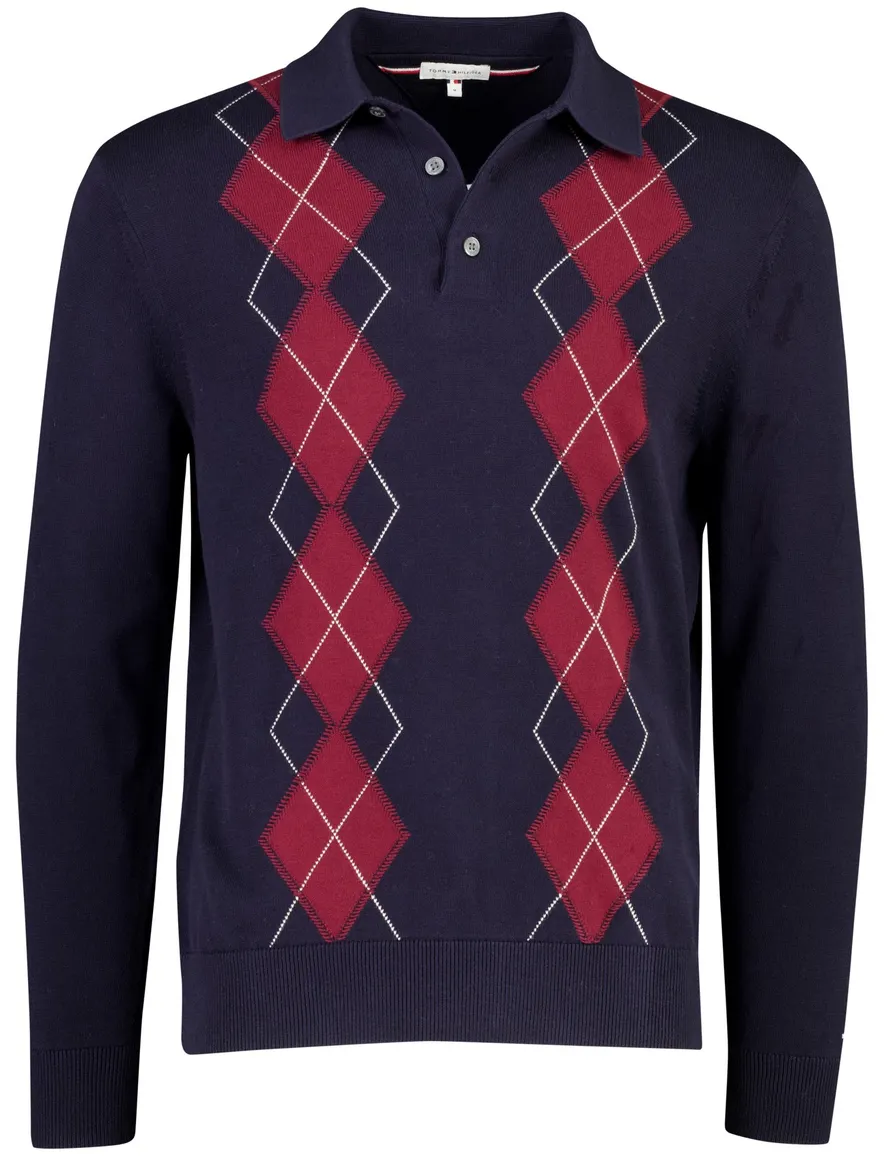Poloshirt Tommy Hilfiger donkerblau