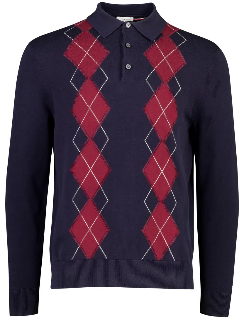 Poloshirt Tommy Hilfiger donkerblau