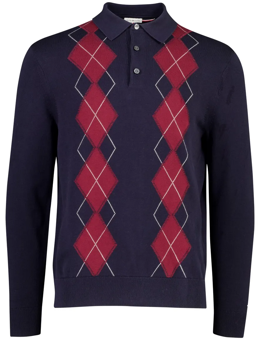 Poloshirt Tommy Hilfiger donkerblau