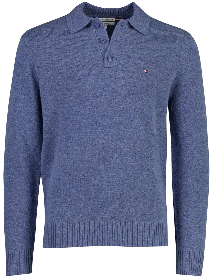 Trui Tommy Hilfiger blauw lamswol