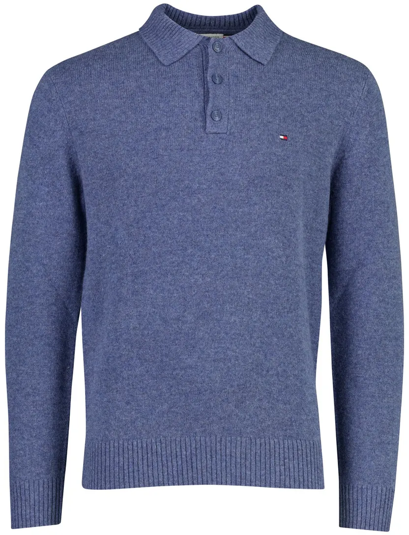 Trui Tommy Hilfiger blauw lamswol