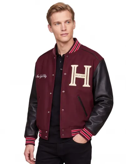 Tommy Hilfiger Jas Tommy Hilfiger bordeaux