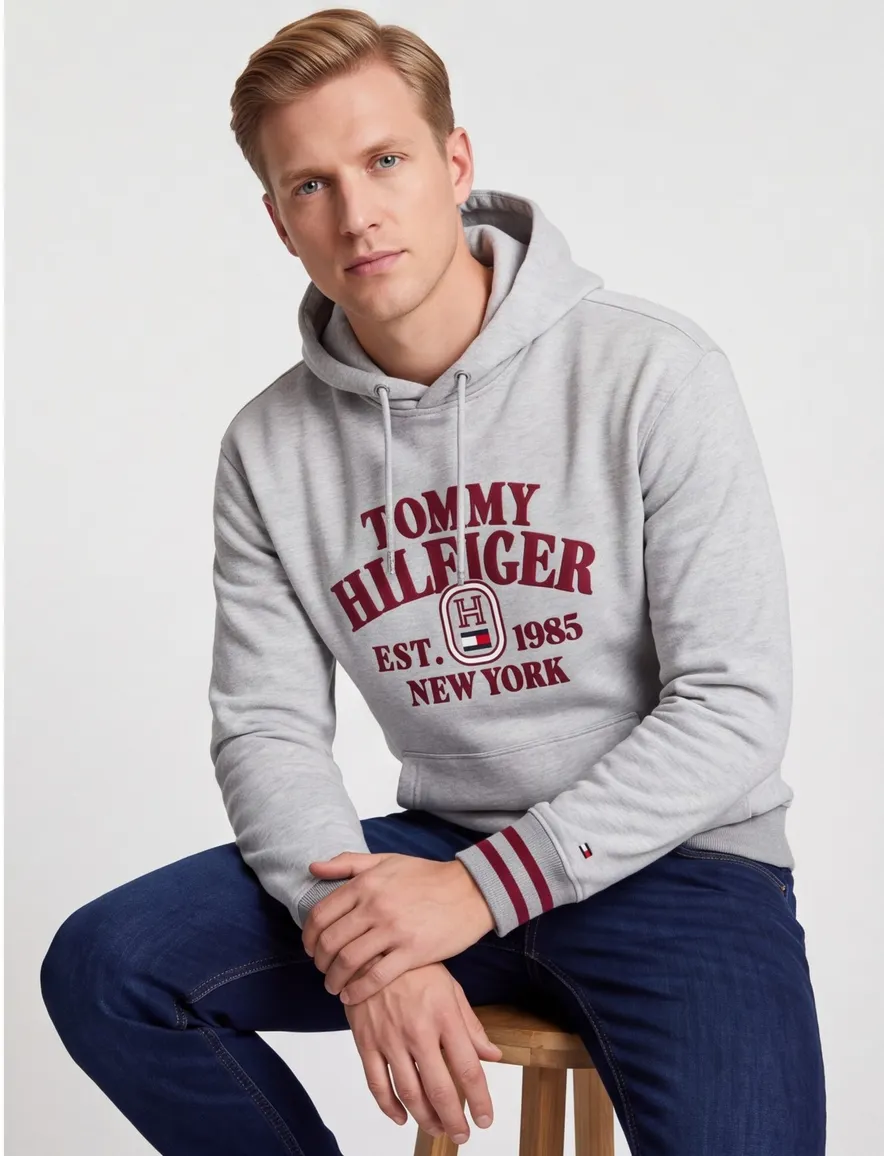 Hoodie Tommy Hilfiger grijs