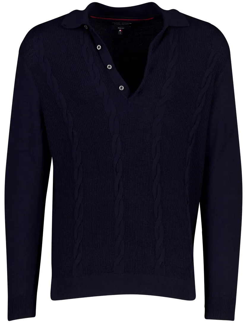 Trui Tommy Hilfiger donkerblauw wol