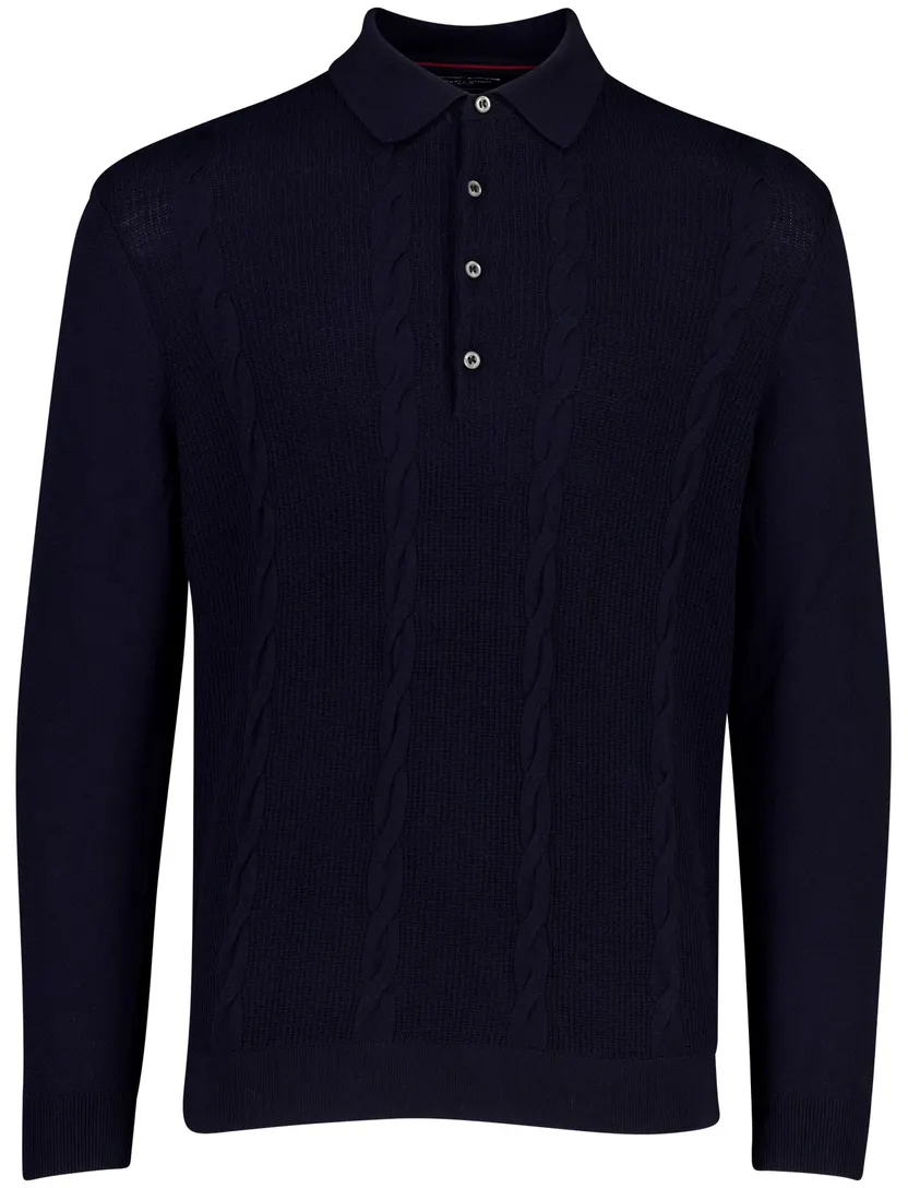 Trui Tommy Hilfiger donkerblauw wol