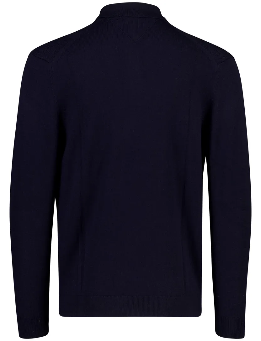 Trui Tommy Hilfiger donkerblauw wol