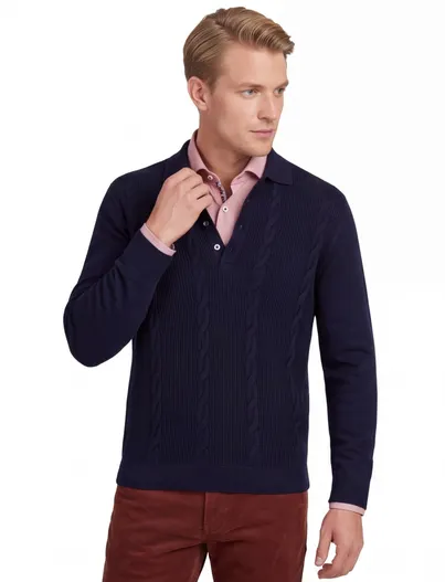 Tommy Hilfiger Trui Tommy Hilfiger donkerblauw wol