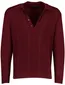 Tommy Hilfiger half zip trui bordeaux gebreid