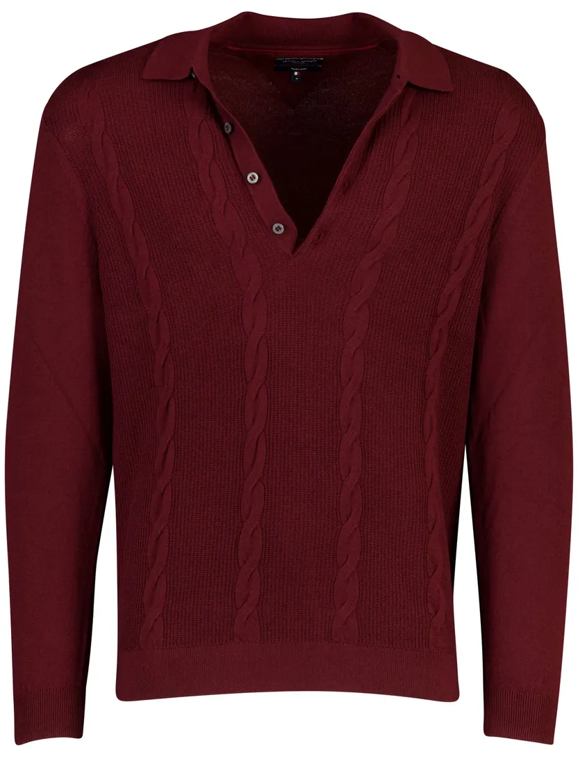 Trui Tommy Hilfiger bordeaux