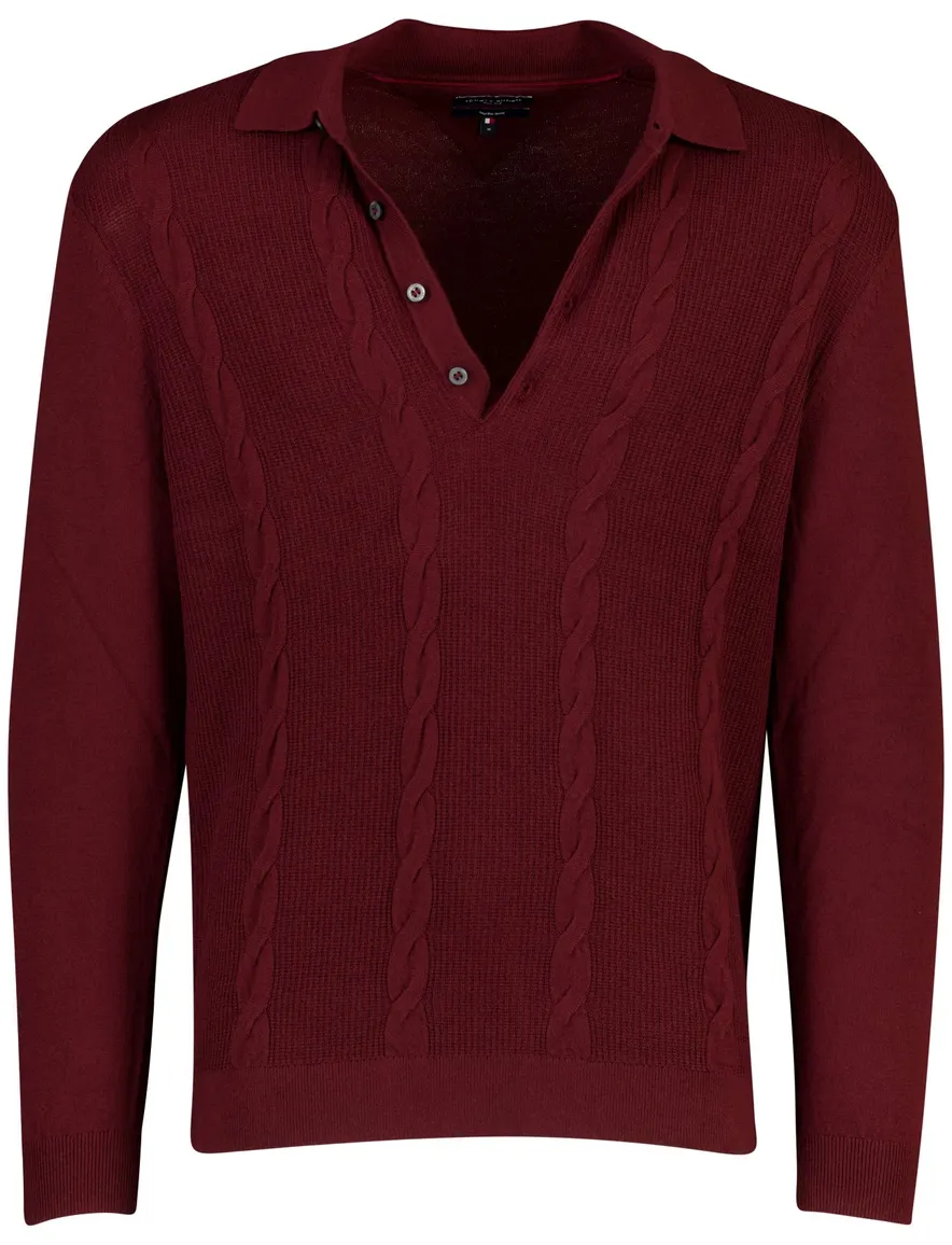 Trui Tommy Hilfiger bordeaux