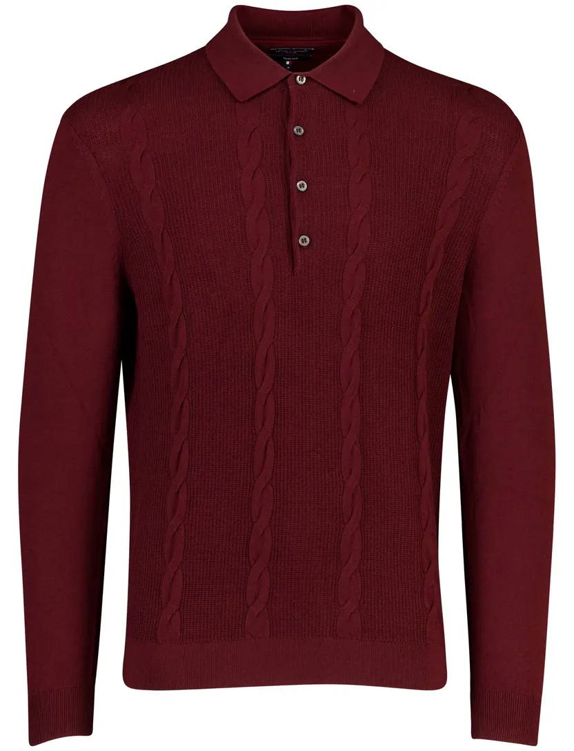 Trui Tommy Hilfiger bordeaux