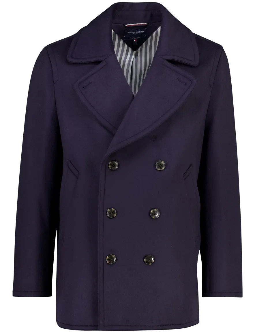 Tommy Hilfiger manteljas navy waterafstotend