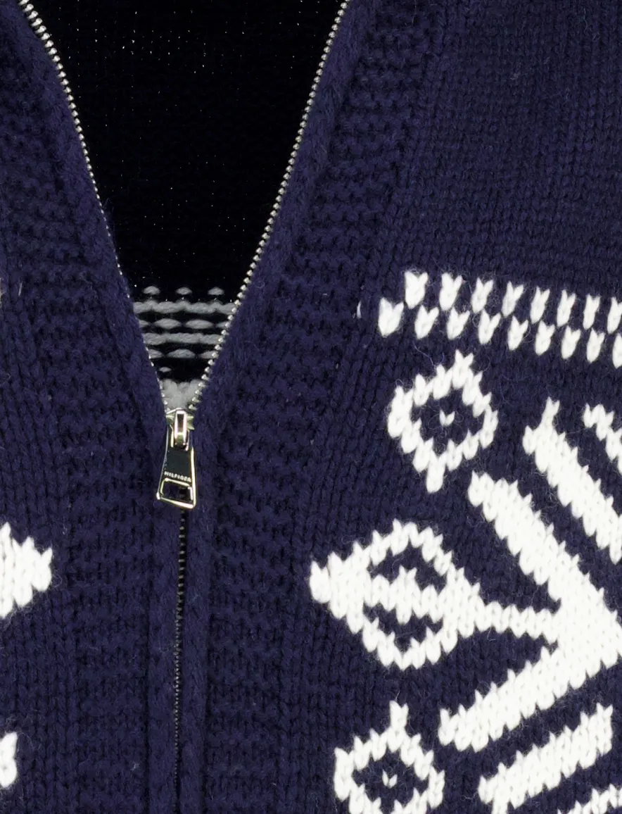 Vest Tommy Hilfiger donkerblauw