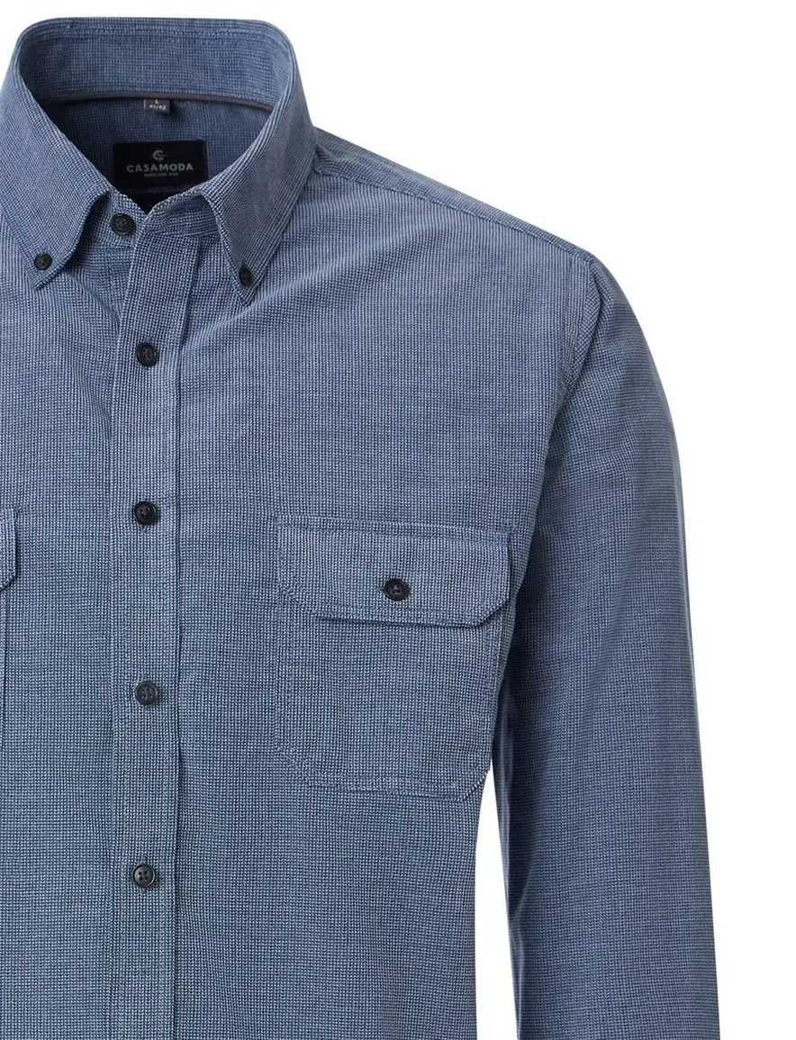 Overhemd Casa Moda blauw