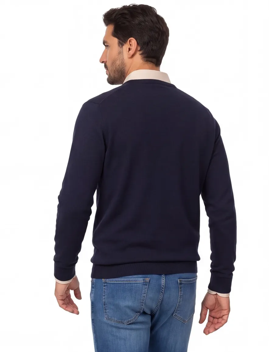 Casa Moda v-halstrui donkerblauw