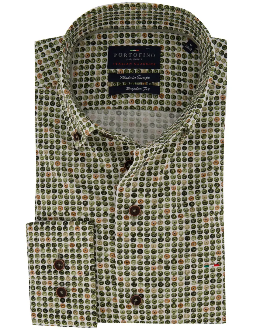 Overhemd Portofino groen