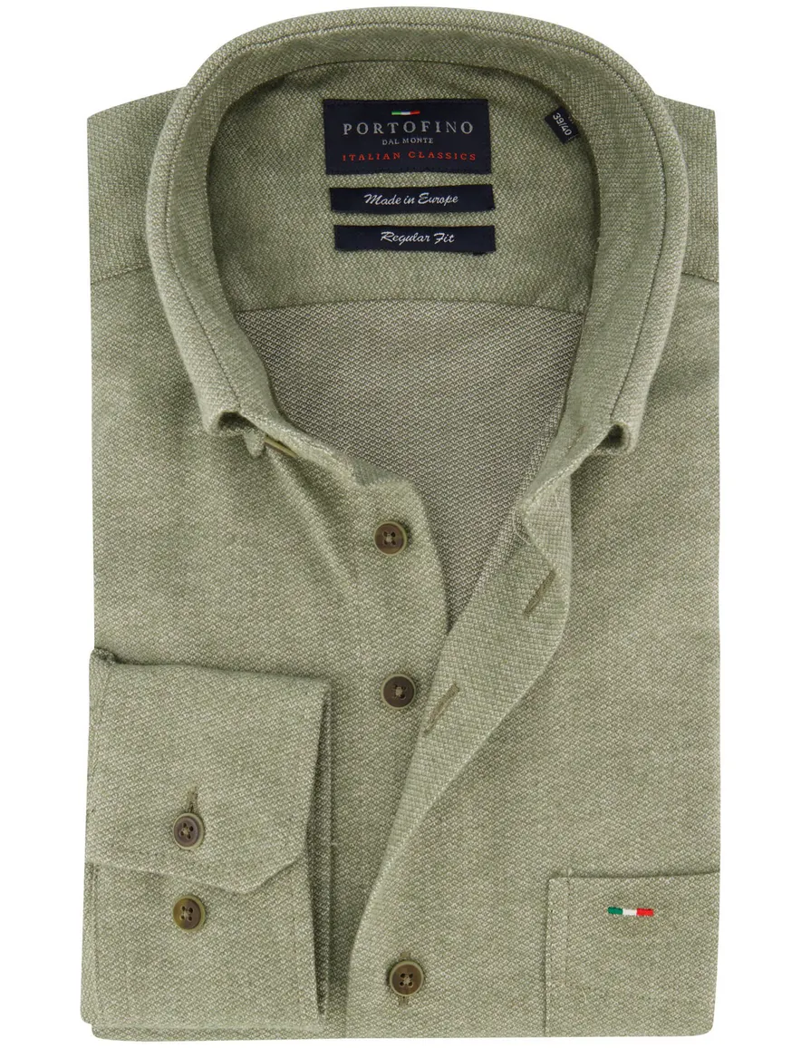 Overhemd Portofino groen