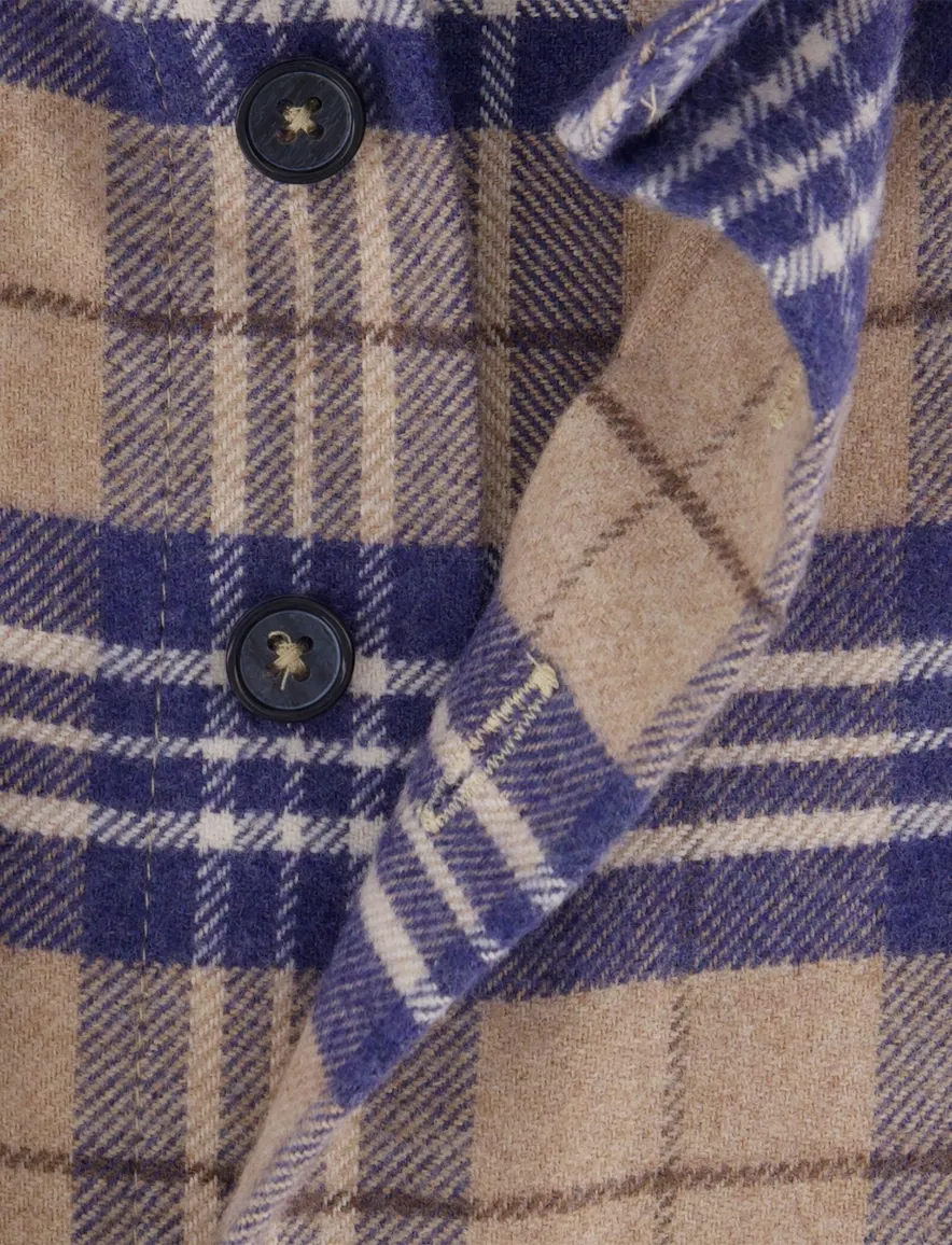 Overhemd Portofino bruin