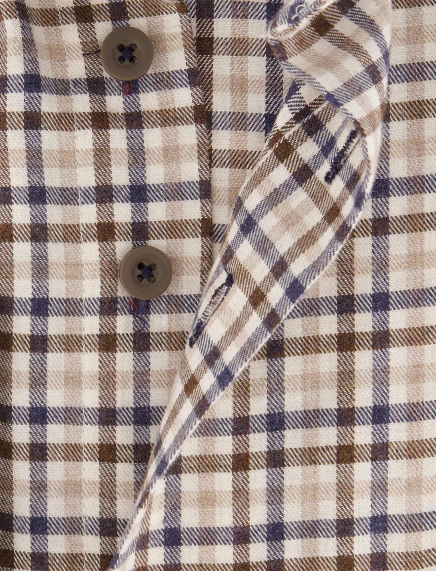 Overhemd Portofino bruin