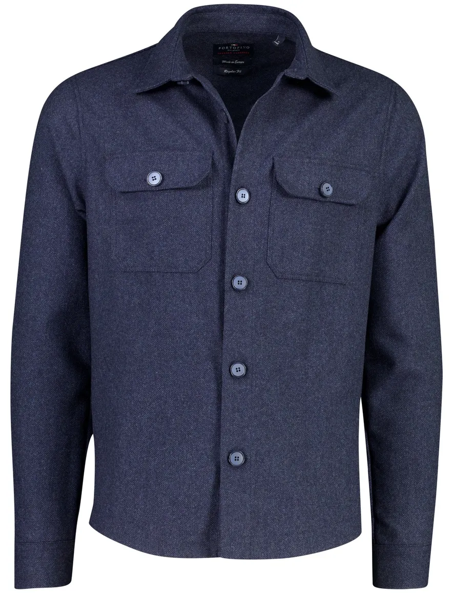 Overshirt Portofino donkerblauw