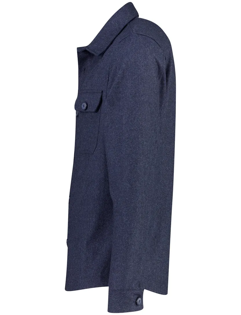 Overshirt Portofino donkerblauw
