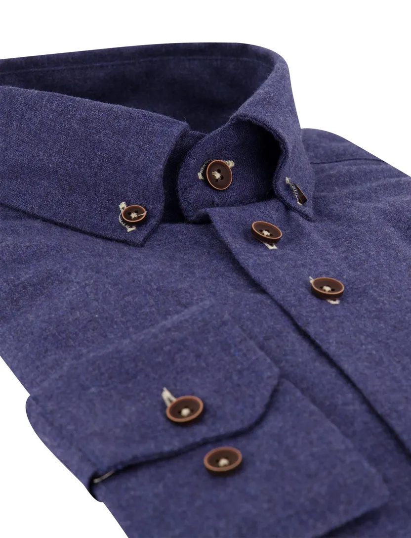Overhemd Portofino donkerblauw