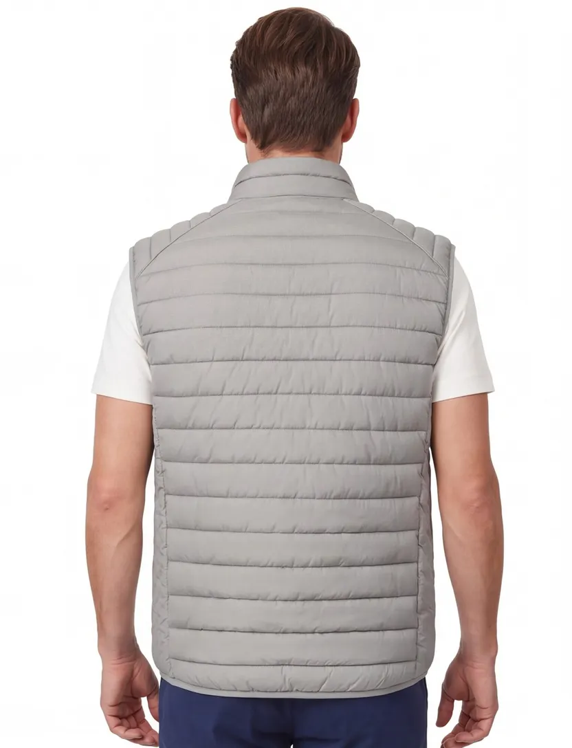 Bodywarmer Casa Moda zilver met borstzak