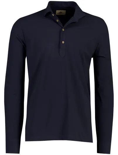 Eden Valley Eden Valley overhemd donkerblauw effen