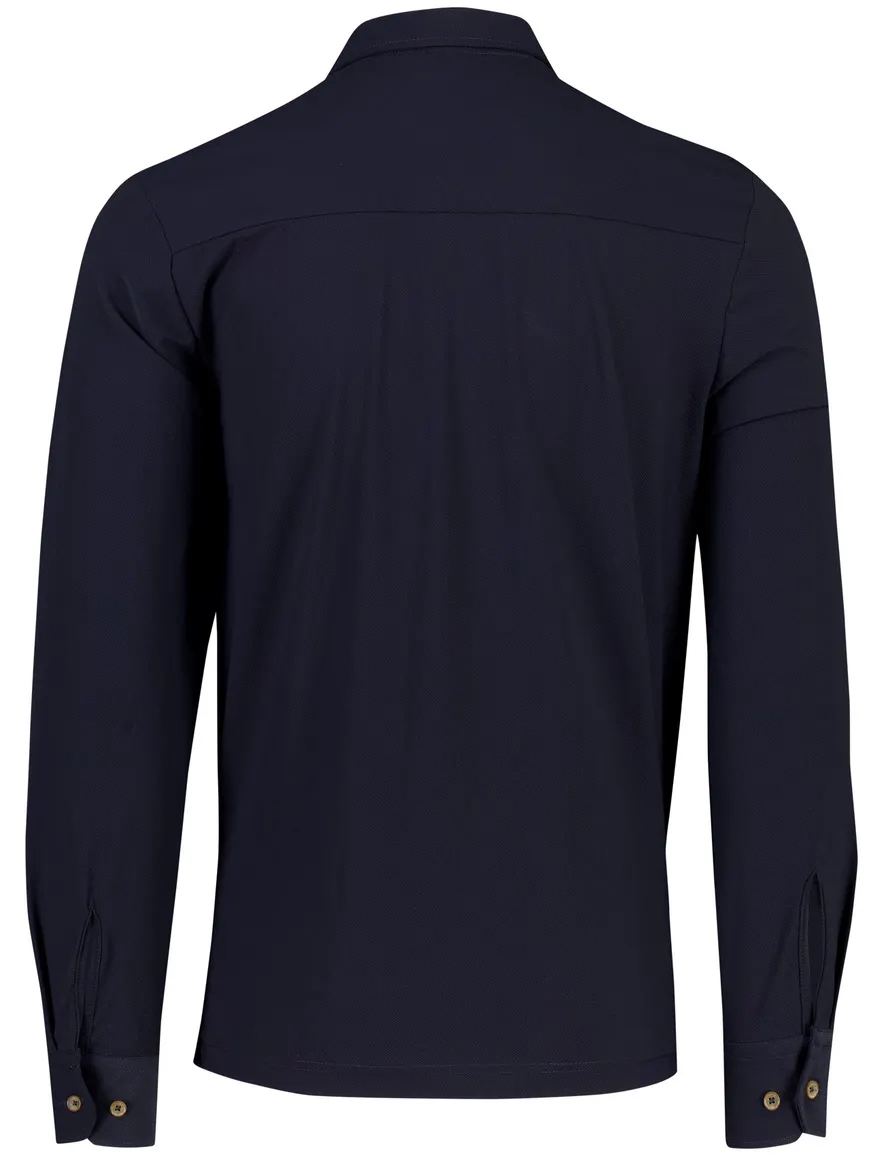 Overhemd Eden Valley donkerblauw