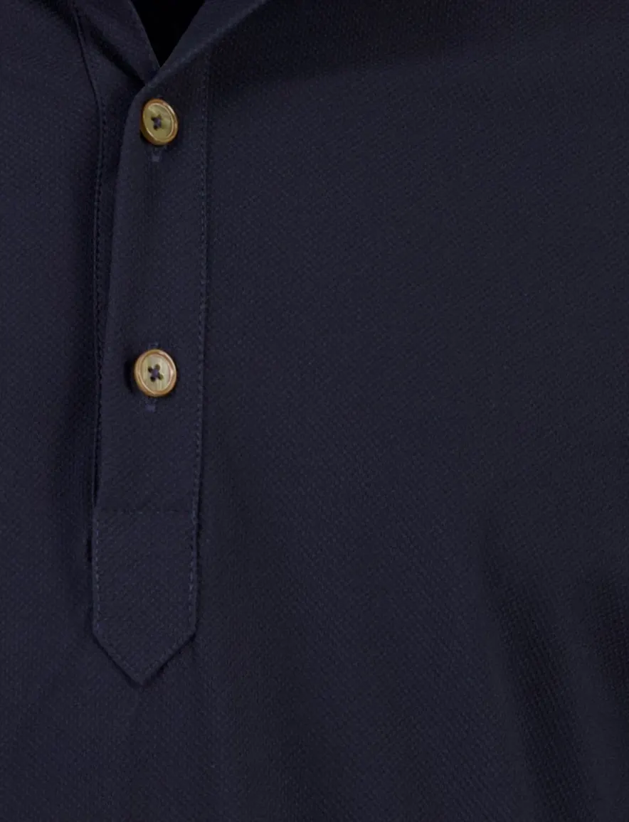 Eden Valley overhemd donkerblauw effen