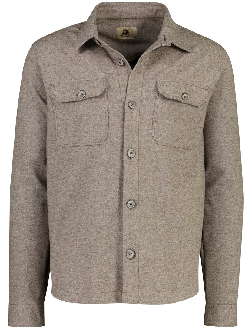Overshirt Eden Valley bruin