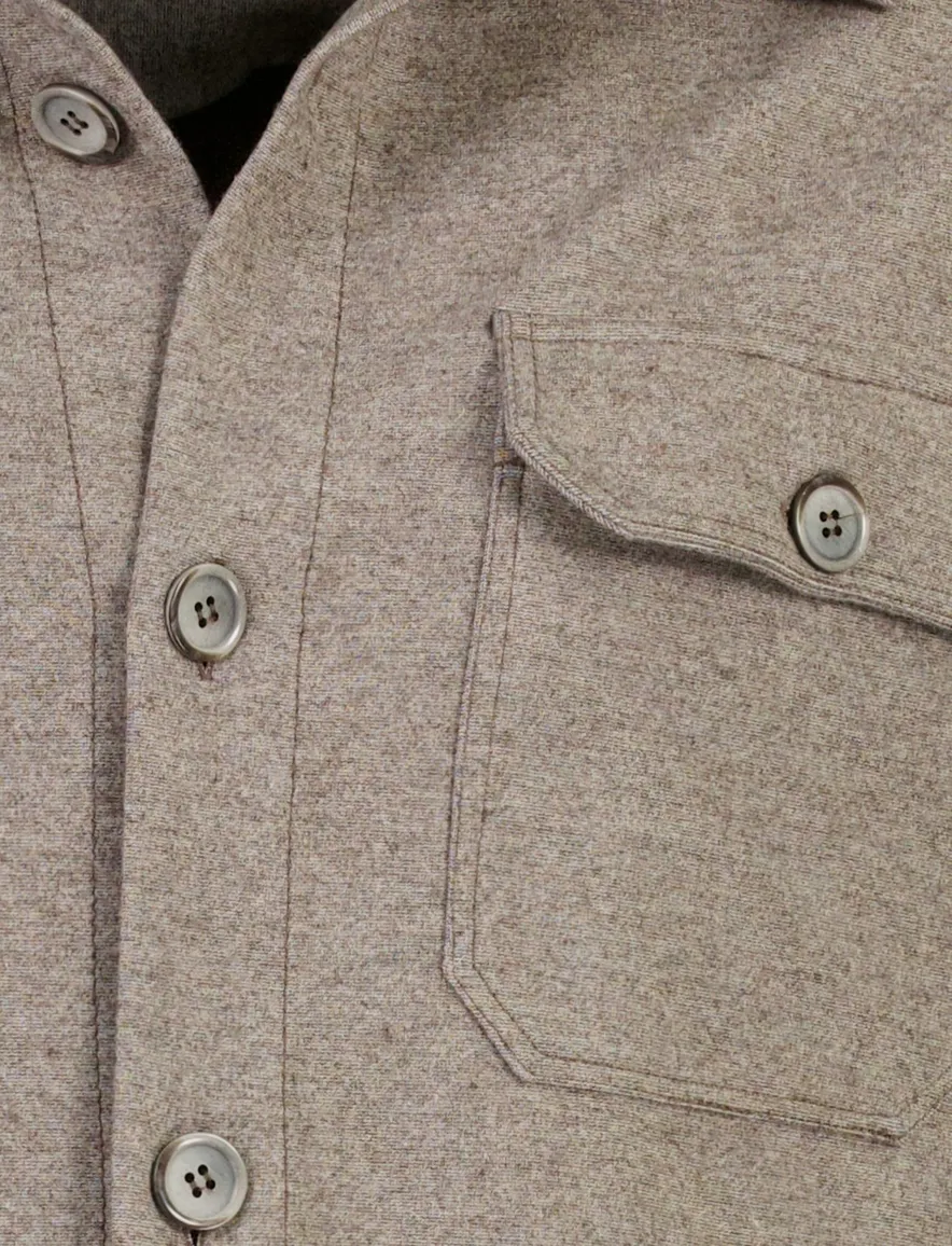 Eden Valley overshirt bruin met borstzak