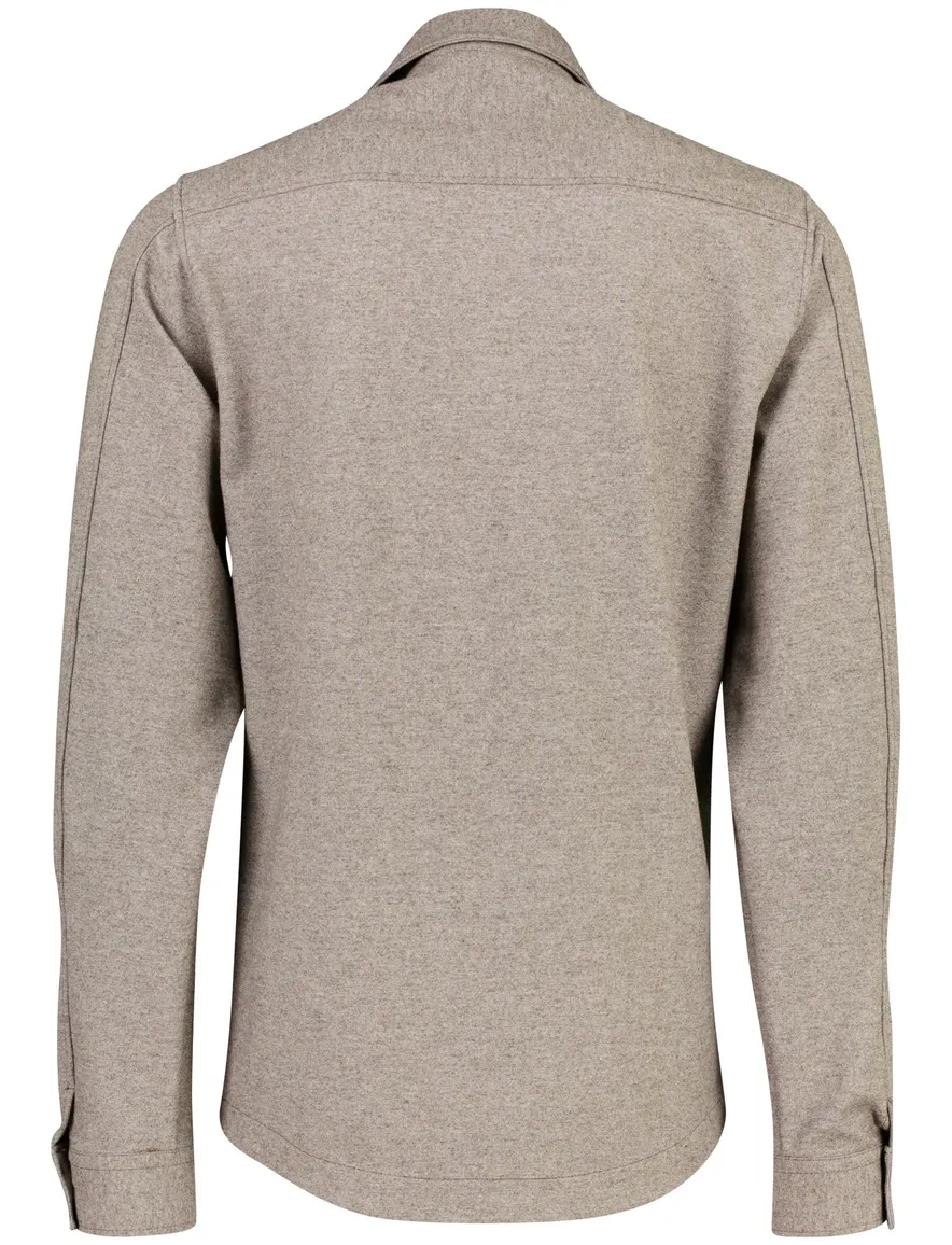 Eden Valley overshirt beige met borstzak