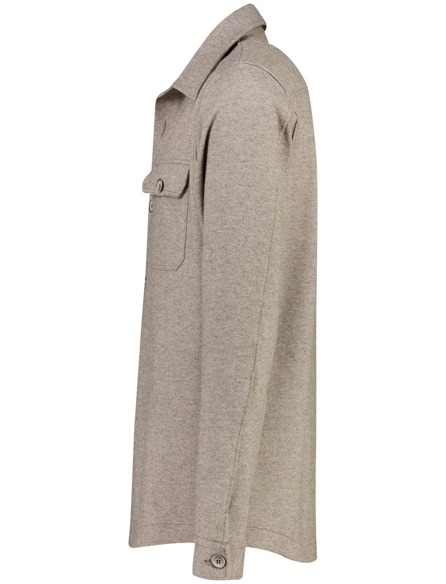 Eden Valley overshirt beige met borstzak