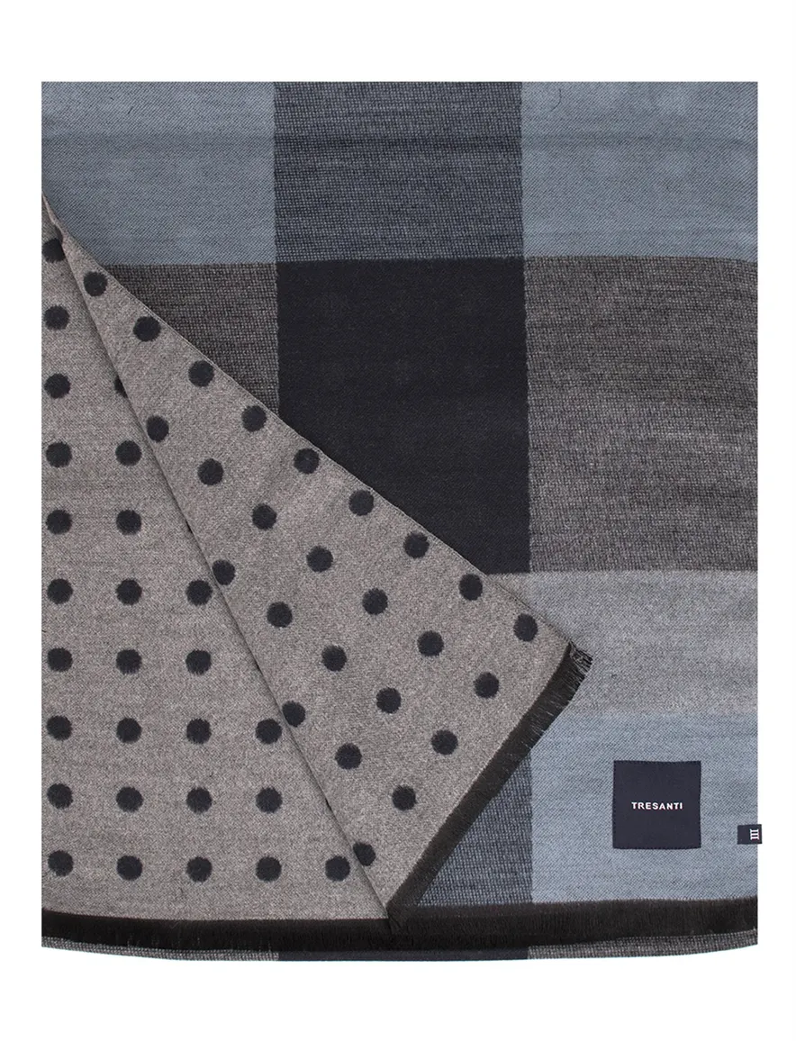Sjaal Tresanti blauw