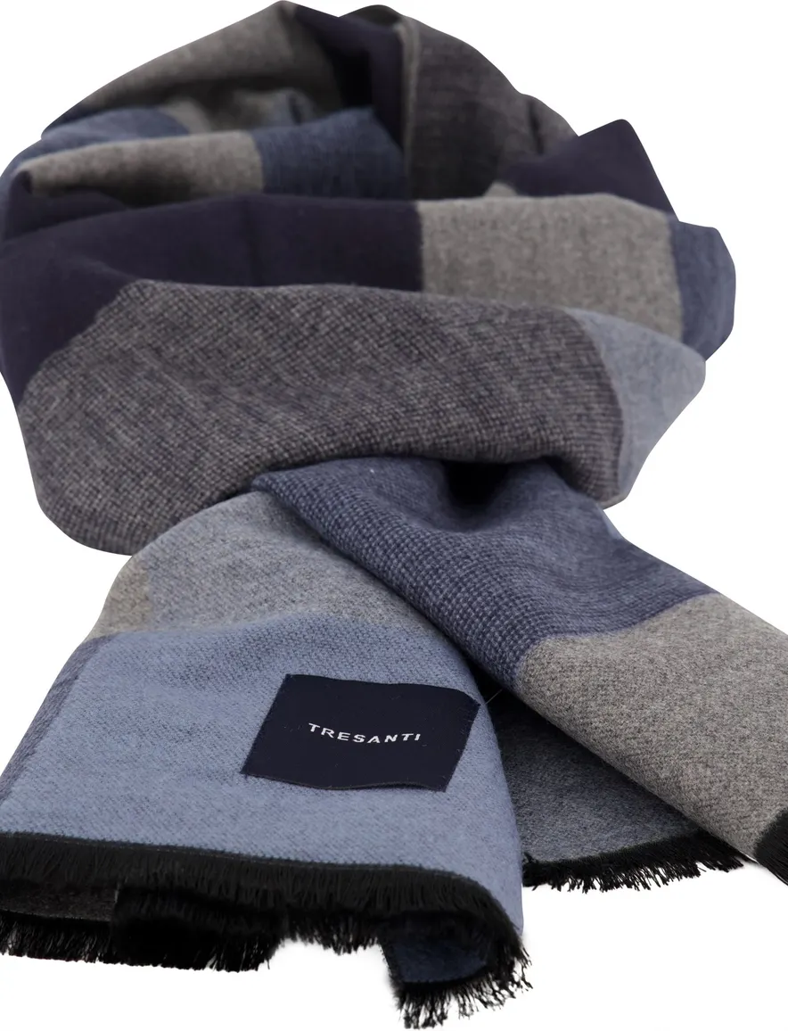 Tresanti gruit sjaal blauw