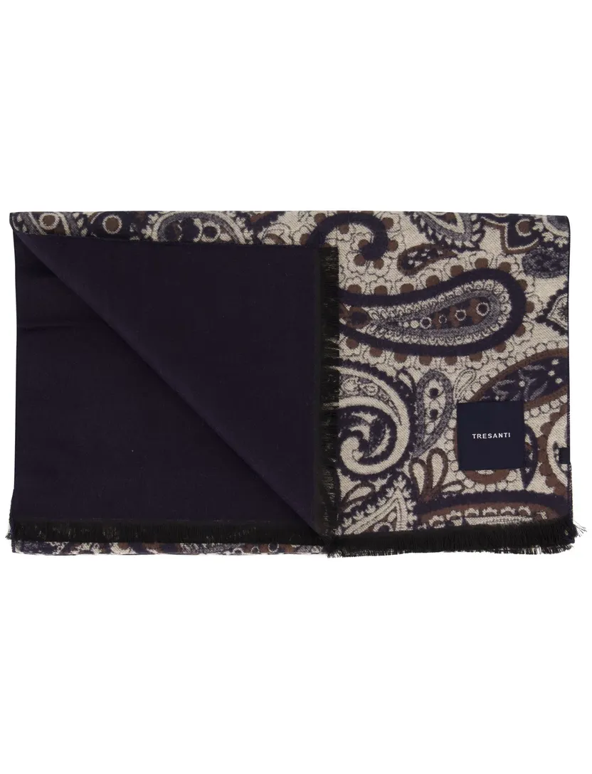 Sjaals Tresanti beige geprint