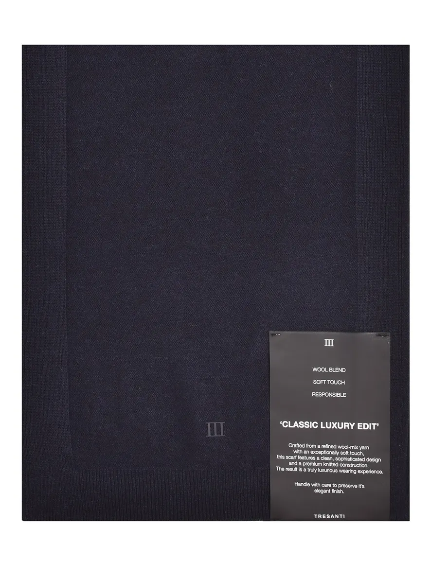 Sjaal Tresanti donkerblauw
