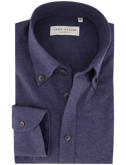 John Miller Overhemd John Miller blauw