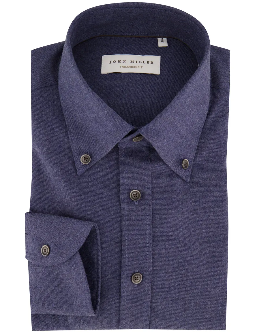 Overhemd John Miller blauw 5142957-18