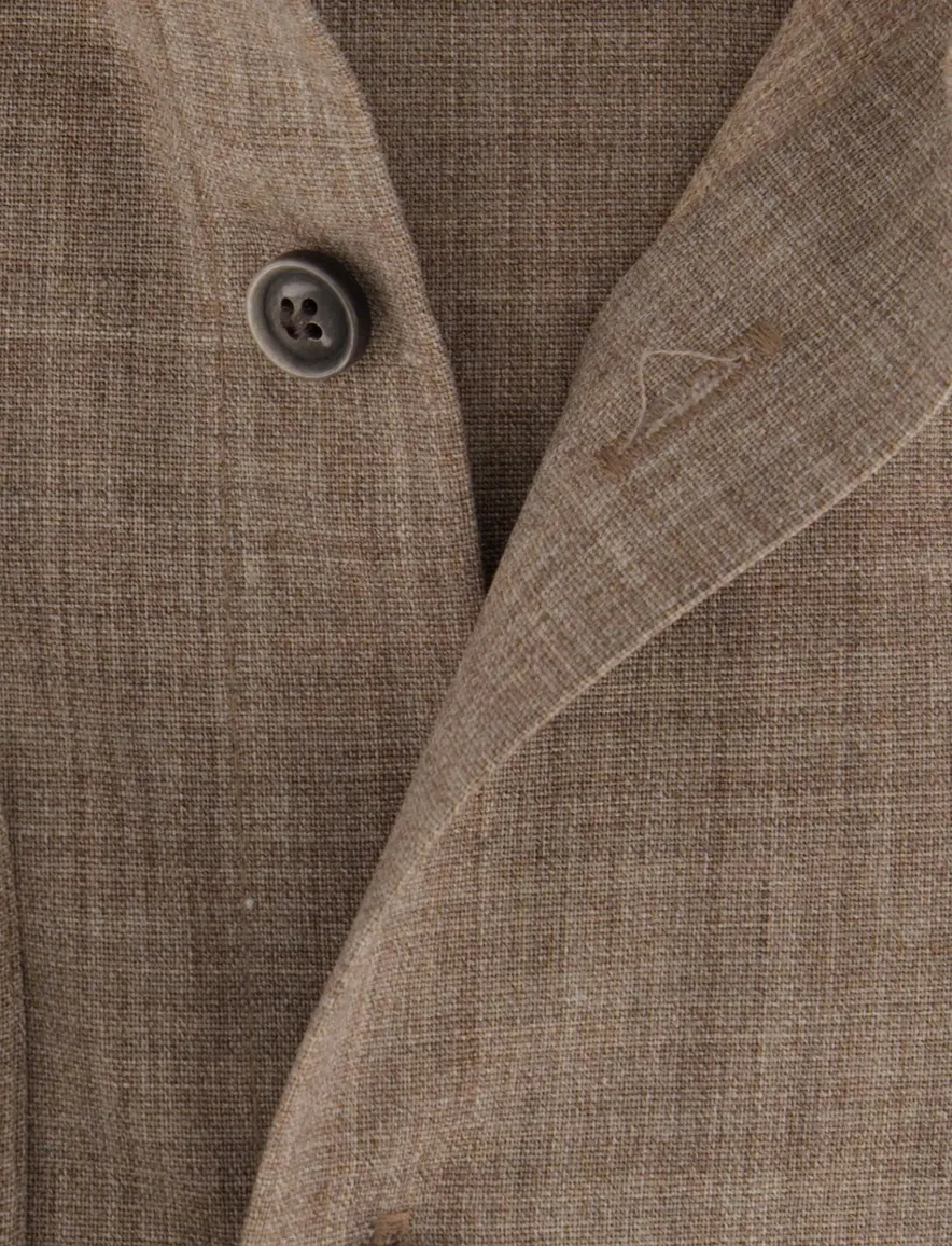 Overhemd John Miller beige 5142974-64