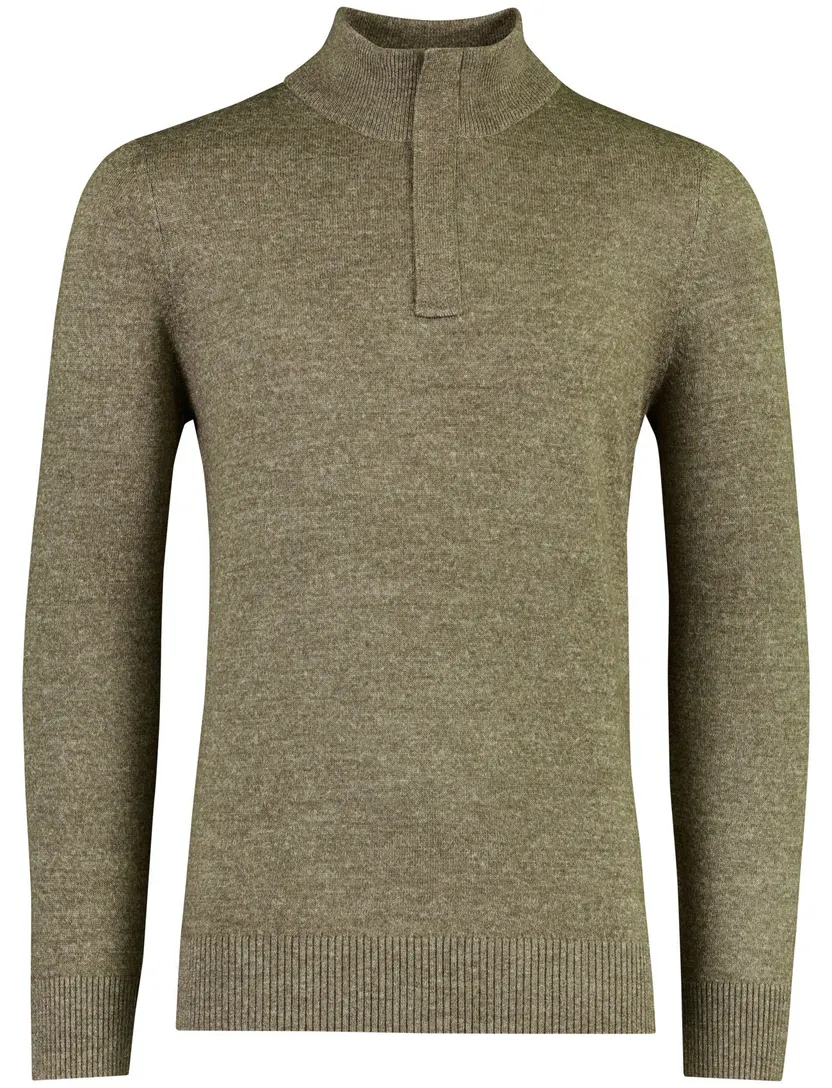 Trui State of Art Bruin Half Zip