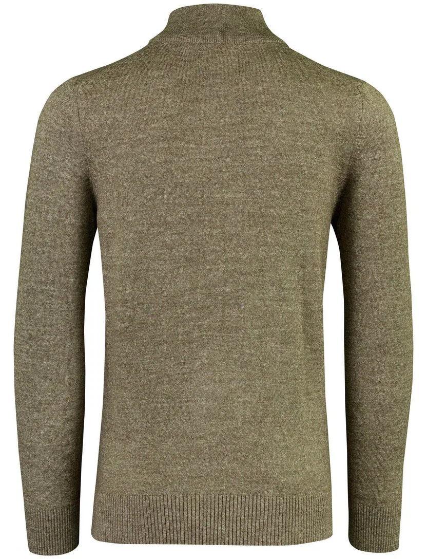 Trui State of Art Bruin Half Zip