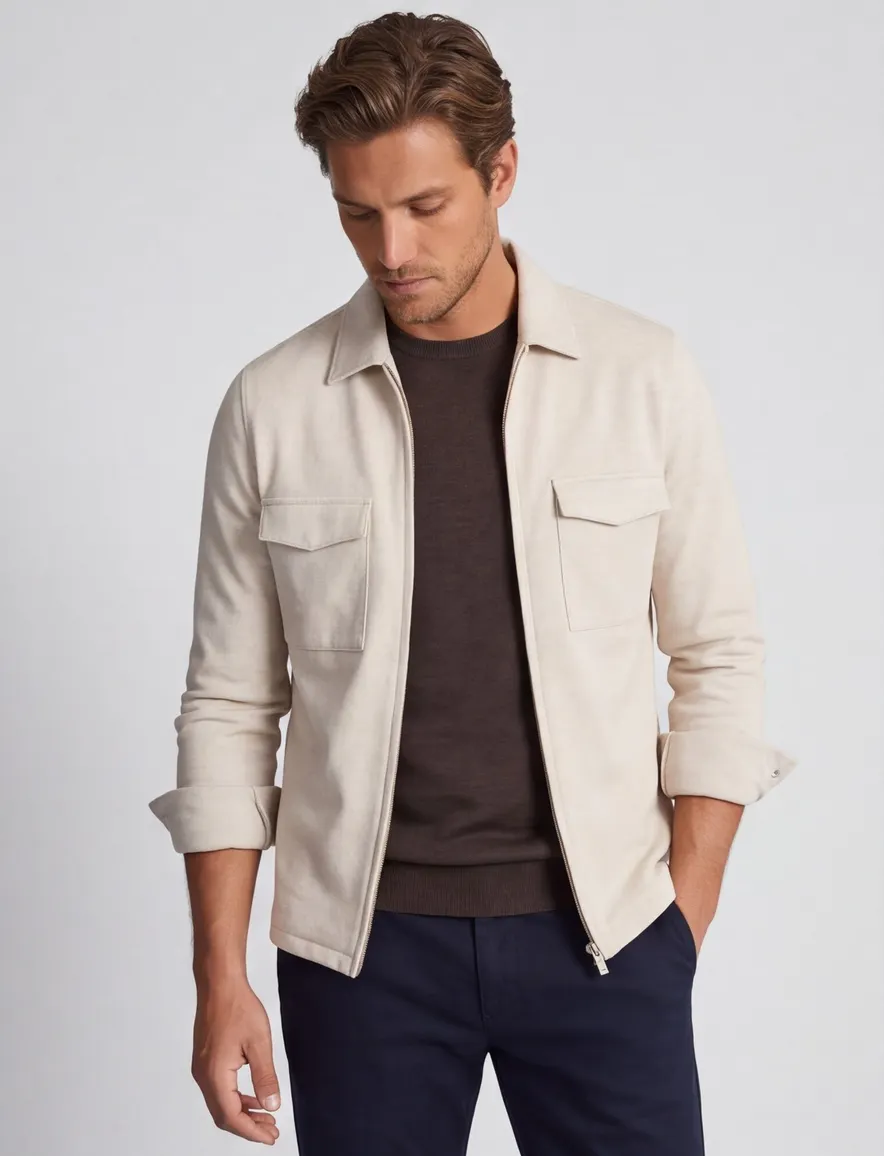 Overshirt Gentiluomo beige