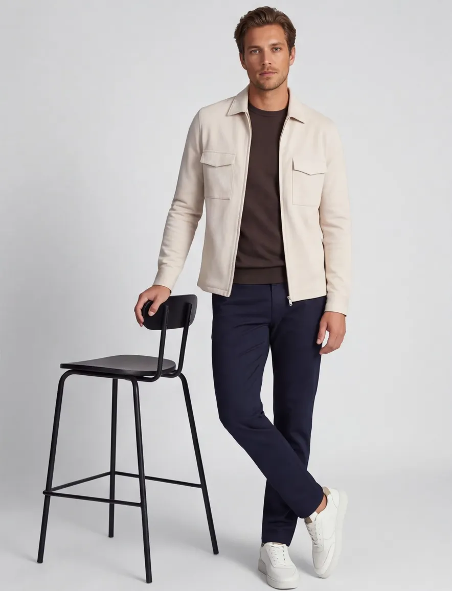 Overshirt Gentiluomo beige