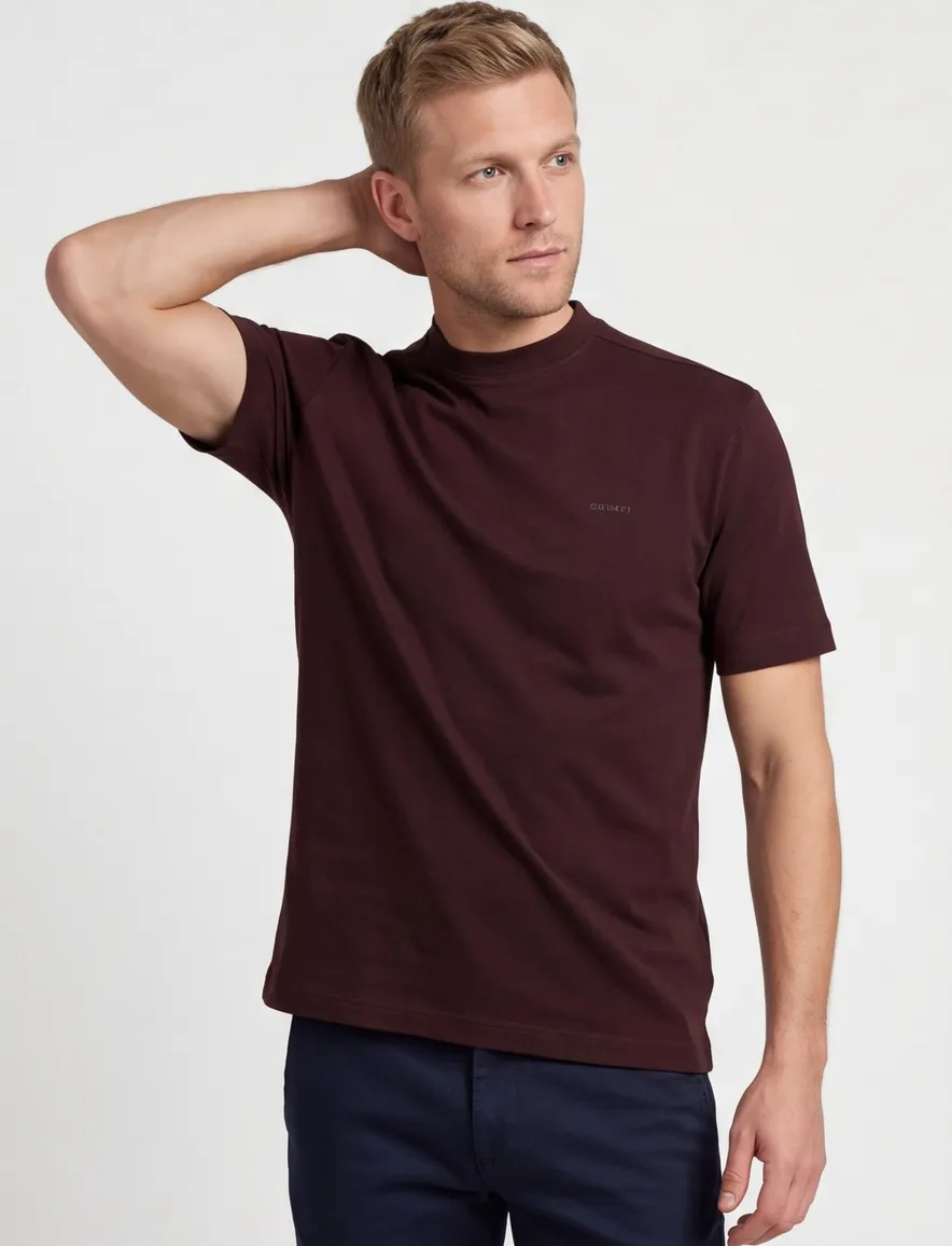 T-shirt Genti aubergine