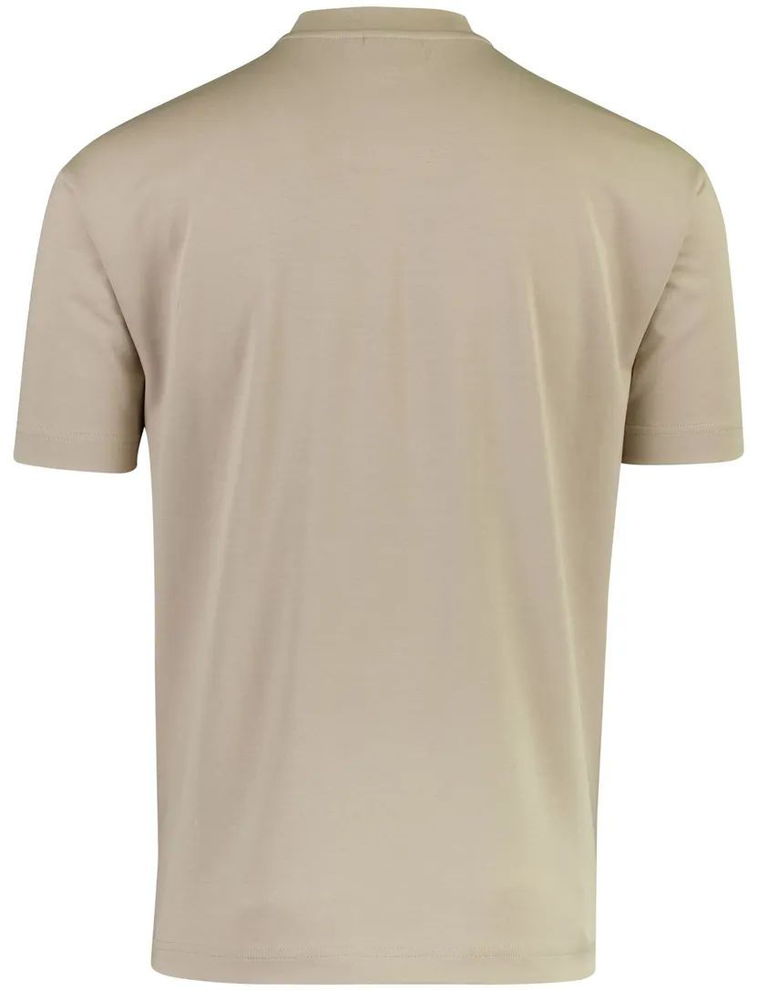 T-shirt Genti v-hals beige