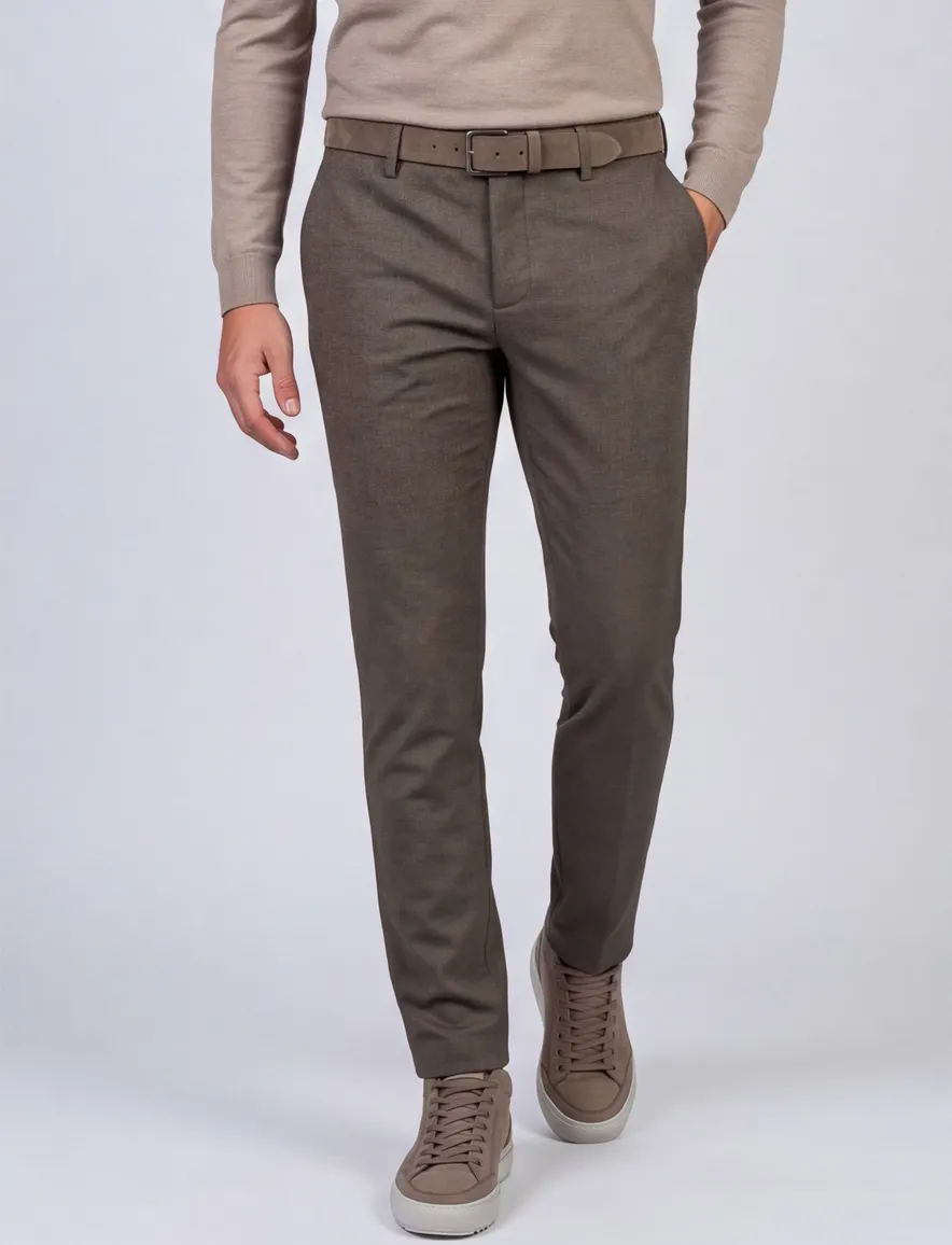 Alberto LOU chino regular fit donkergroen