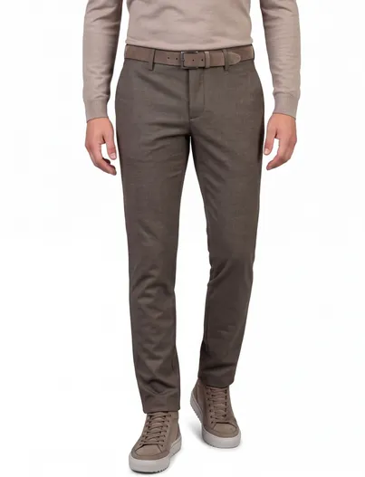 Alberto Alberto LOU chino regular fit donkergroen